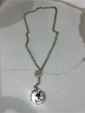 Snoopy 2 disk Coin Pendant Necklace 2000s Knotts Berry Farm